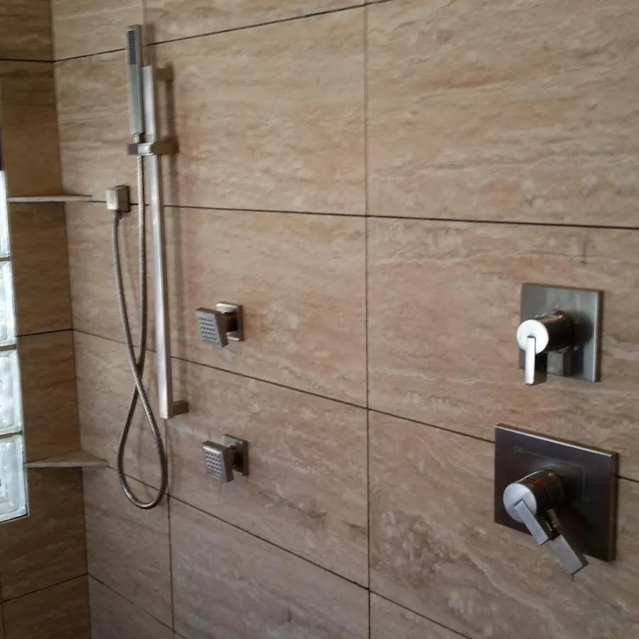 Shower fixture installation for Water Heater Replacement in Paris